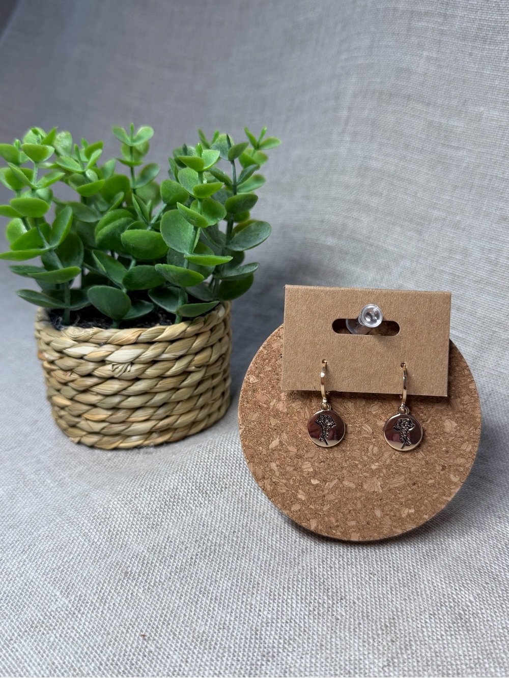 Gold-Tone Tree of Life Drop Earrings - Women Jewelry